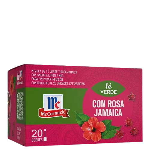 Té de Rosa de Jamaica Mccormick (Frío / Caliente)